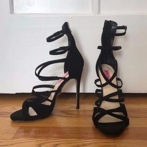 Betsey Johnson 3.85" Strappy Heels